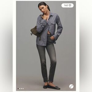 MOTHER The Dazzler Hover Mid-Rise Straight Jeans
In Under the Bleachers